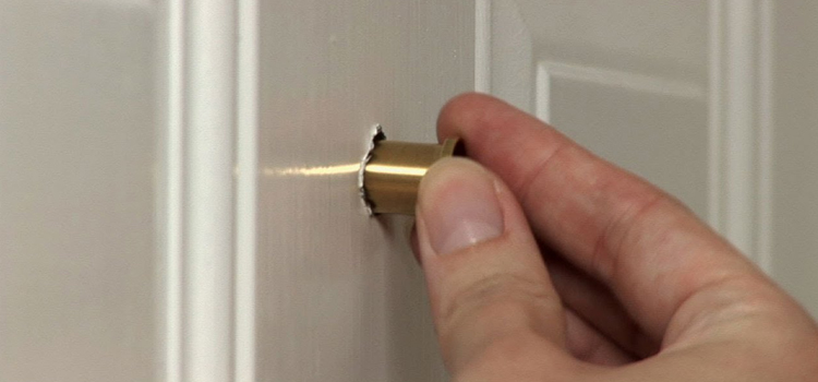 peephole door repair in Stanton
